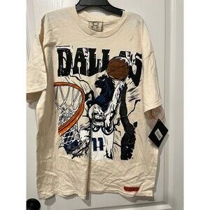 Brand X Dallas Graphic Tee Size L Skeleton Basketball Streetwear NWT